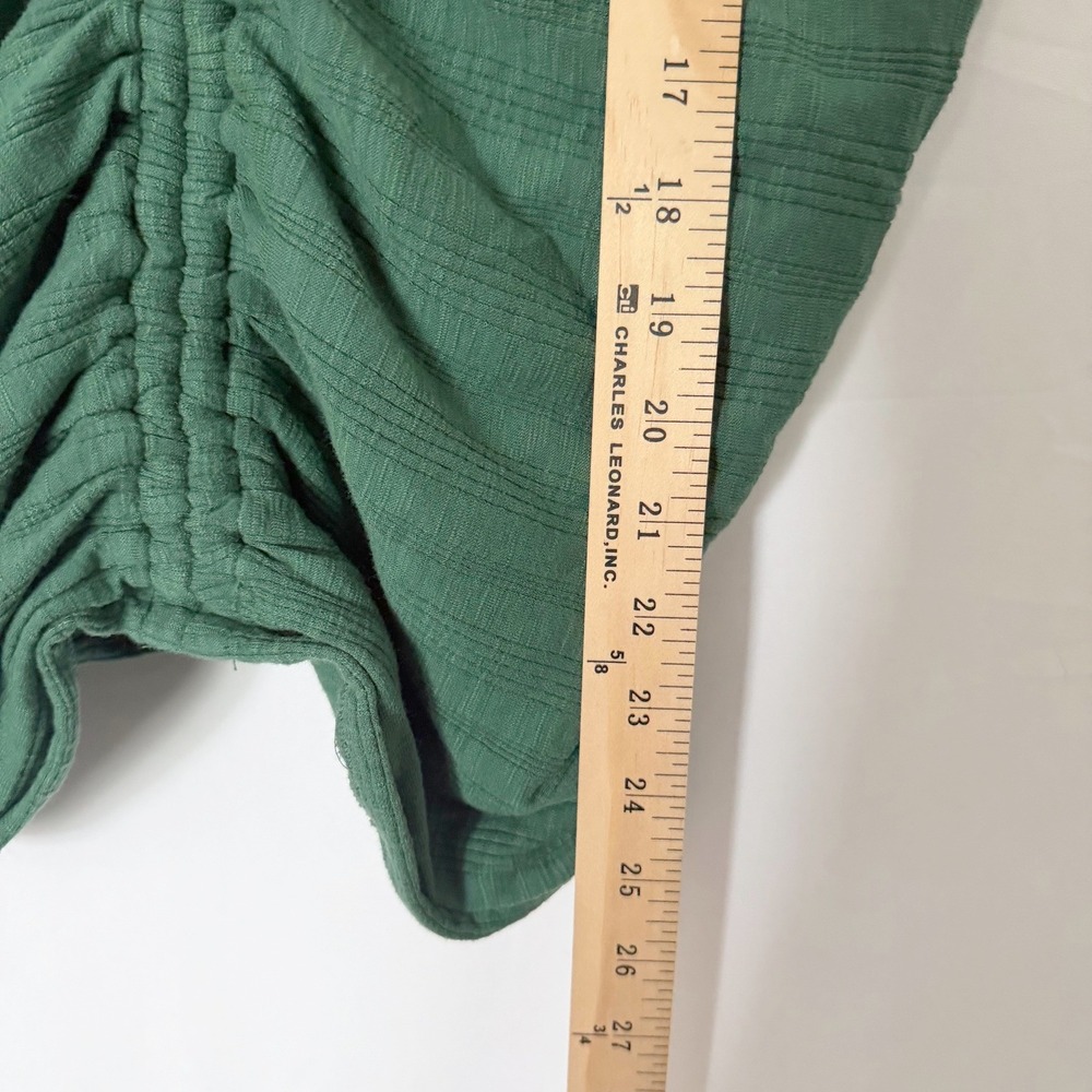 Anthropologie Pilcro Halter Top Womens XL Green Crop Tank Boho Hippie Festival - Picture 6 of 8